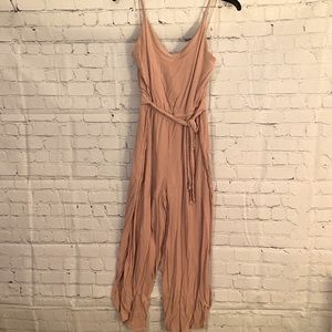 Open Side Leg Jumpsuit